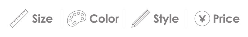 Size / Color / Style / Price
